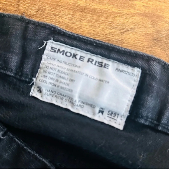 Smoke Rise Embellished Taper Stretch Jeans (Size 40/32) - Picture 15 of 16